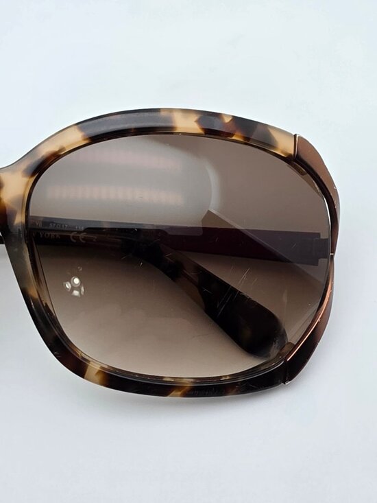 Kate Spade New York Laurie Carmel Tortoise Frame Brown Gradient Lens Sunglasses main image 5
